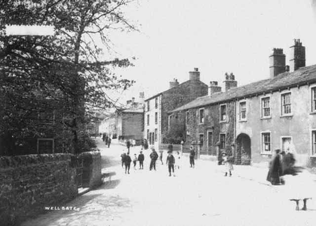 Clitheroe street in 1901