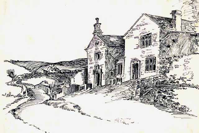 Drawing of Ellerbeck near Slaidburn by Jessica Lofthouse