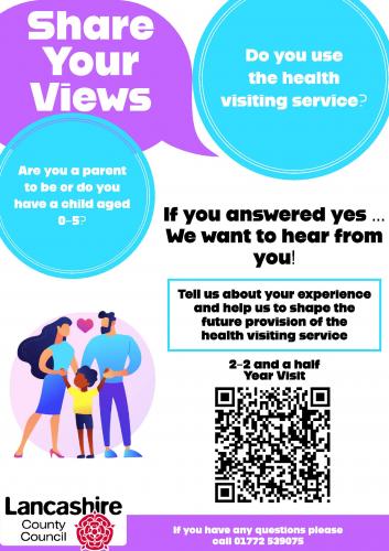  Parents' views and experiences with the Health Visiting service. 2-2 and a half years survey.
