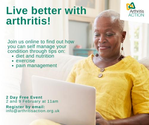 FREE Arthritis Action Self-Management Event Online 