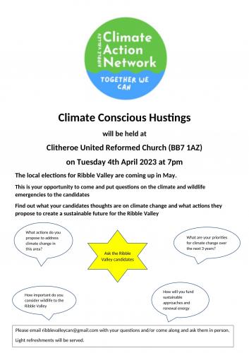 Climate Conscious Hustings