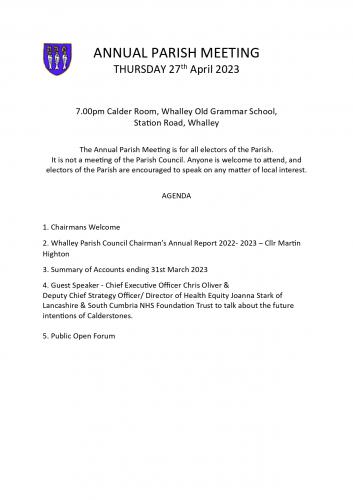Annual Parish Meeting