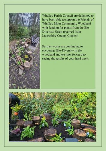 Supporting Friends of Whalley Moor Community Woodland