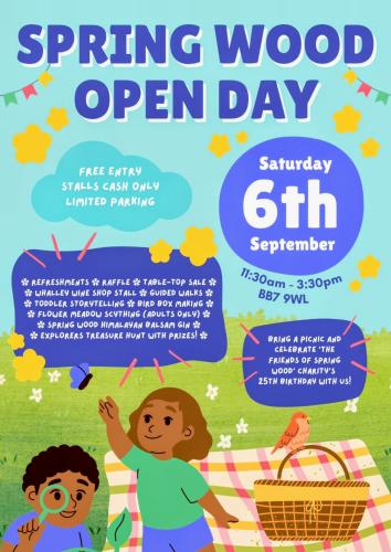 Springwood Open Day - Saturday 6th September 11.30am-3.30pm
