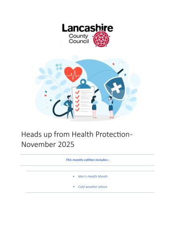 Heads Up from Health Protection - November Bulletin