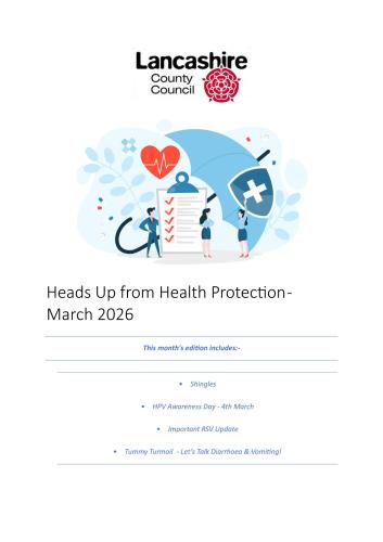 LCC - Heads Up from Health Protection - March 2026