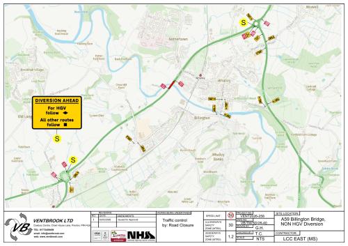 LANCASHIRE COUNTY COUNCIL (WHALLEY CLITHEROE BYPASS, BILLINGTON, RIBBLE VALLEY) (TEMPORARY PROHIBITION OF THROUGH TRAFFIC) ORDER 2026 (TEMPORARY AMENDMENT) ORDER 2026