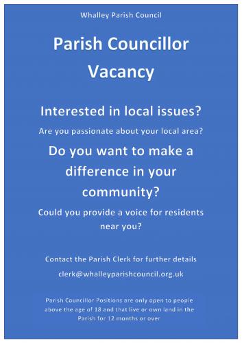 Are you interested in local issues?  Are you passionate about your local area?  Do you want to make a difference in your community?  Could you provide a voice for residents near you?