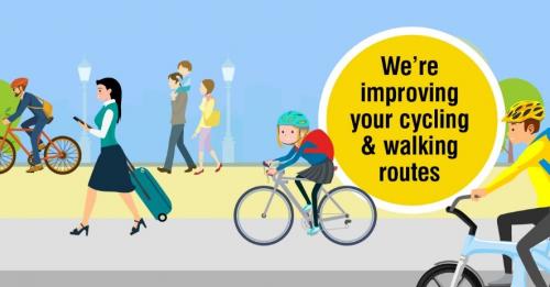 Complete the survey to have your say on walking and cycling in the area. 